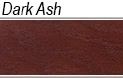 Dark ash wood sample for cremation products