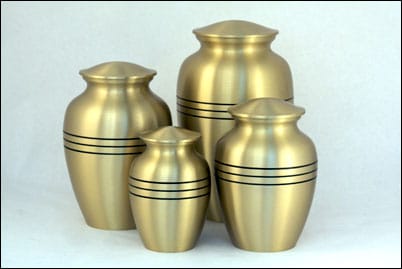 Classic Brass Urns