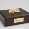 Great Dane figurine cremation urn w/wood box