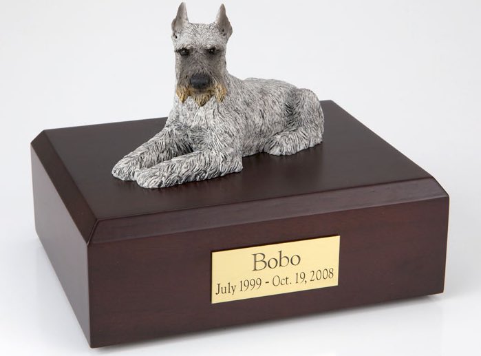 miniature schnauzer urns