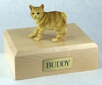 ginger cat urn