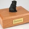 Shar Pei figurine cremation urn w/wood box