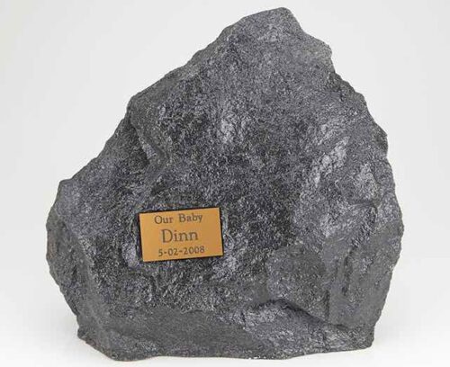 Rock cremation urn, indoor and outdoor use, XL size