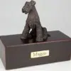 Airedale Terrier Cremation Figurine Urn