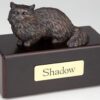 Angora Cat Cremation Figurine Urn