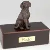 Bronze style Beagle Cremation Figurine Urn