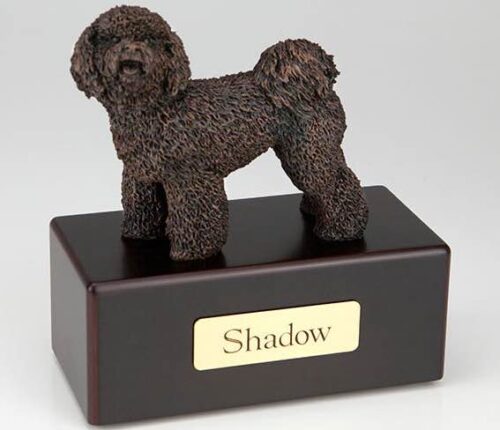 Bichon Frise Cremation Figurine Urn