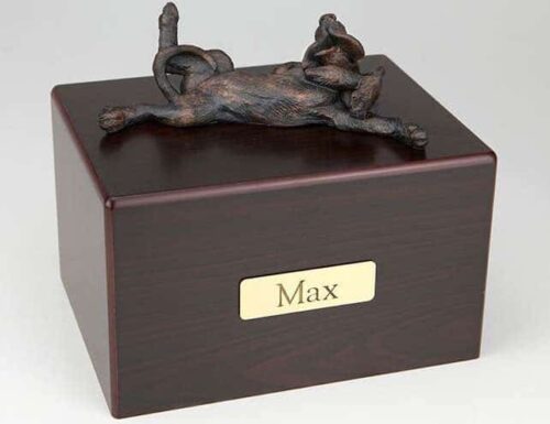 Bloodhound Cremation Figurine Urn