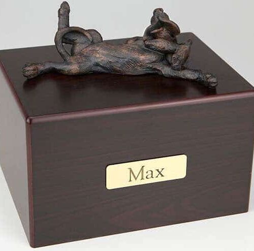 Bloodhound Cremation Figurine Urn