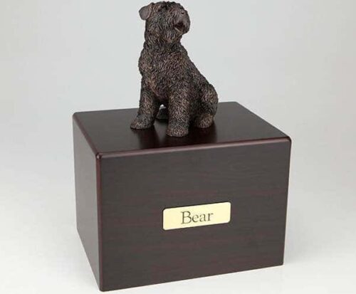 Bouvier Cremation Figurine Urn