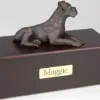 Boxer, Ears Down Cremation Figurine Urn