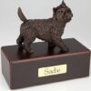 Cairn Terrier Cremation Figurine Urn