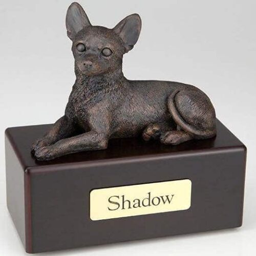 Chihuahua Cremation Figurine Urn