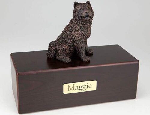 Chow Chow Cremation Figurine Urn