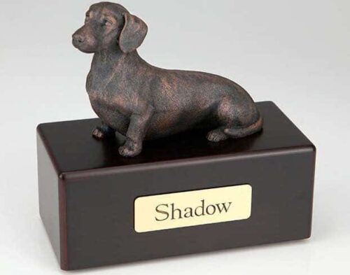 Dachshund Cremation Figurine Urn