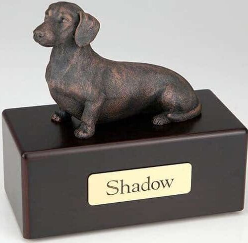 Dachshund Cremation Figurine Urn