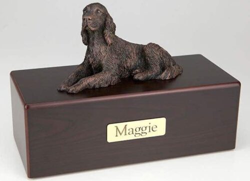 Irish Setter Cremation Figurine Urn