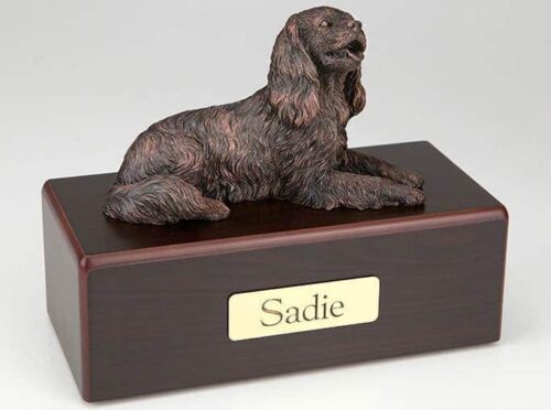 King Charles Spaniel Cremation Figurine Urn