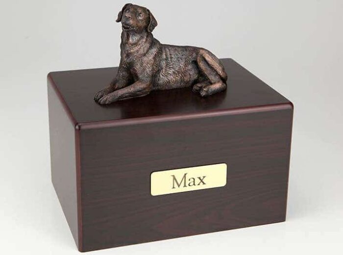 Labrador Retriever Cremation Figurine Urn