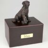 Longhaired Labrador Retriever Cremation Figurine Urn