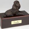 Miniature Poodle Cremation Figurine Urn