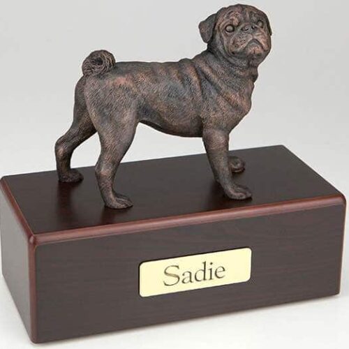 Pug Cremation Figurine Urn