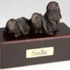 3 Rabbits Cremation Figurine Urn