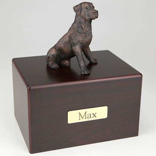 Rottweiler Cremation Figurine Urn