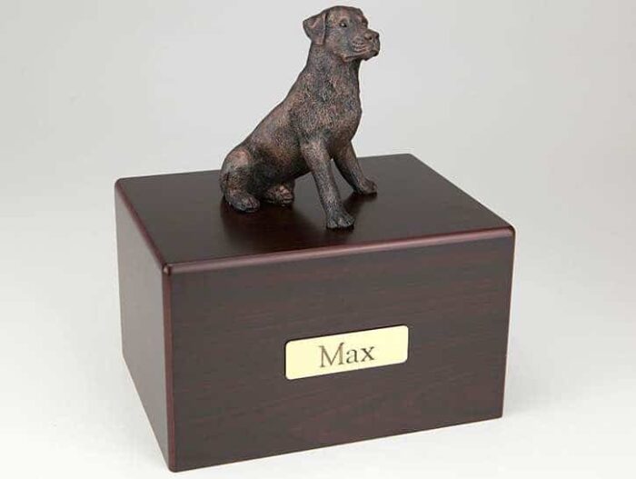 Rottweiler Cremation Figurine Urn