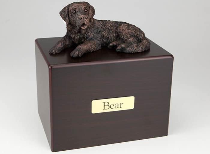 Saint Bernard Cremation Figurine Urn