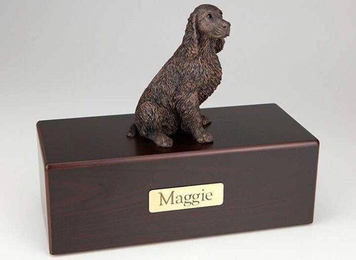 Springer Spaniel Cremation Figurine Urn