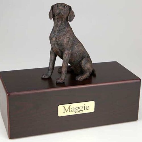 Weimaraner Cremation Figurine Urn