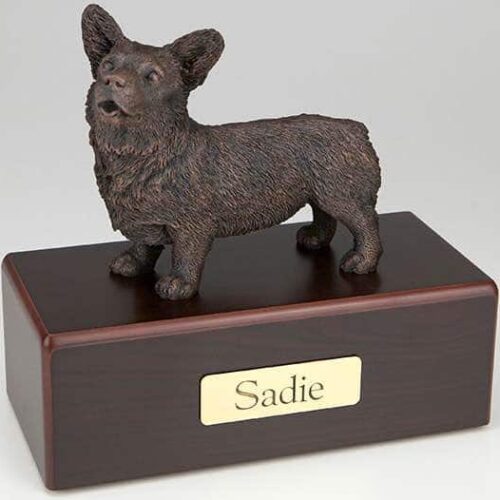 Welsh Corgi Cremation Figurine Urn