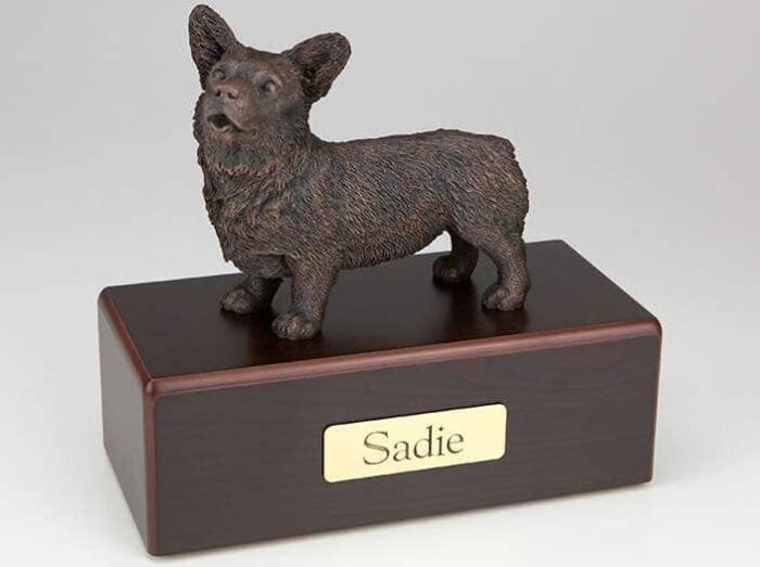 Welsh Corgi Cremation Figurine Urn