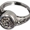 Celtic Cremation Ring in sterling silver