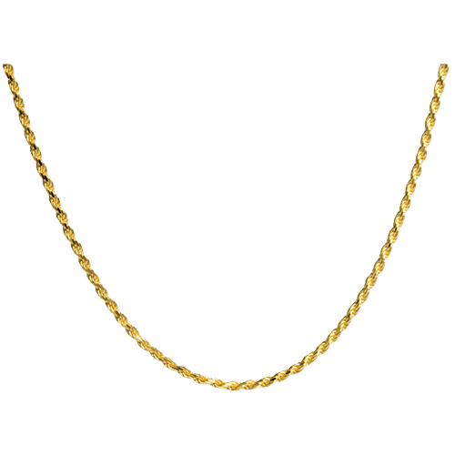 Gold-plated rope chain