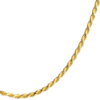 Gold-plated rope chain