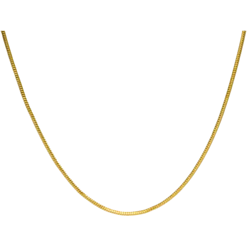 20" gold-plated snake chain