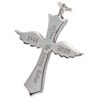 Winged Cross Cremation Pendant, engraving