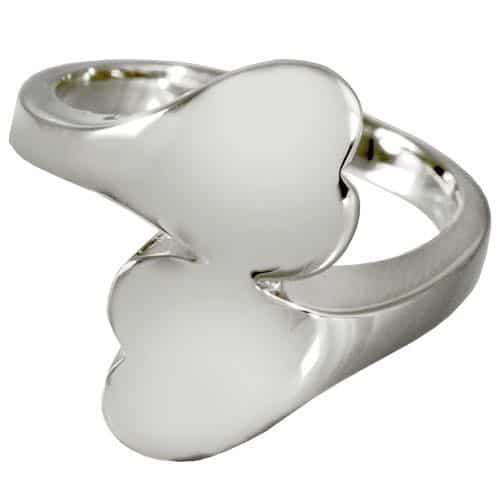 Sterling Silver Companion Heart Cremation Ring