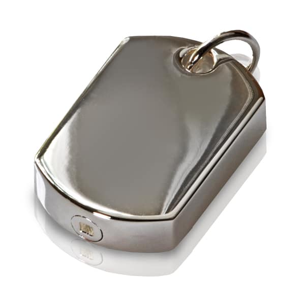 Sterling Silver Pet Cremation Jewelry Dog Tag Pendant