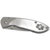 Stainless steel engraved buck pocket knife, paw print