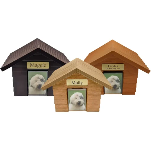 Doghouse urns