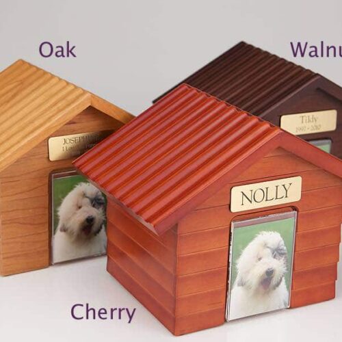 Doghouse urns