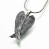 Angel Wings Cremation Pendant, sterling silver, 185SS