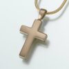 Brass Cross Cremation Pendant 114BZ