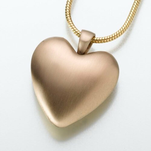 Bronze Heart Cremation Pendant, 111BZ