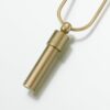 Cylinder Cremation Pendant, bronze, 117BR