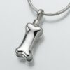 Dog Bone Cremation Pendant, stainless steel, 165SS