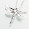 Dragonfly Cremation Pendant, sterling silver, 163SS